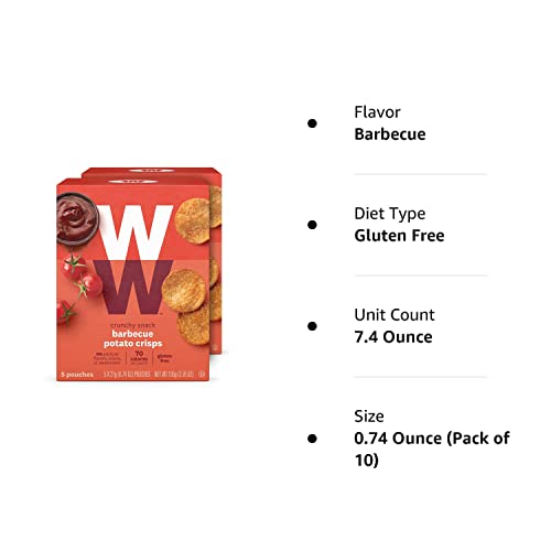 Ww Barbecue Potato Crisps - Gluten-Free, 2 Smartpoints - 2 Boxes (10 Count Total) - Weight Watchers Reimagined #TOP6