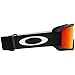 Oakley Target Line M Snow Goggles Matte Black with Fire Iridium Lens