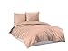 Produktbild Bettwäsche Bettgarnitur Bettbezug 100% Baumwolle 135x200 155x220 200x200, Farbe:Rosa, Größe:155 x 220 cm