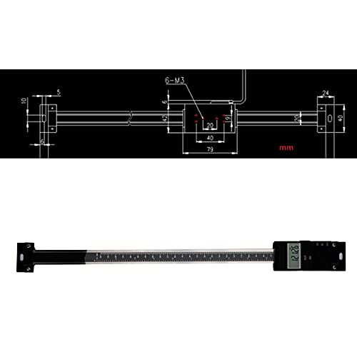 Calibrador Vernier Digital 0-300mm con LCD pantalla miniatura 5