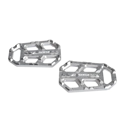 Pédales larges pour CB500X en aluminium CNC repose-pieds robustes