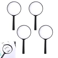 4 Stück Lupe Kinder, Lupen, Mini Lupen, Lupe Kinder Forscher, Für Kinder Aus Kunststoff Acryl Party, Kindergeburtstag Geschenk