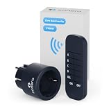 sonero® set di prese radio 2300 watt - 1x telecomando, 1x presa per uso interno, portata 30 m, antracite