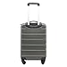 Travelers Club Harper Luggage, Charcoal, 22-Inch Carry-On