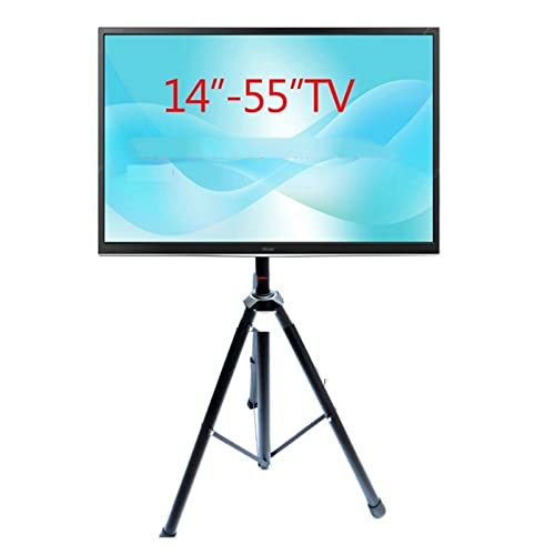 Trípode para TV con inclinación y altura ajustable para pantallas medianas hasta 50 kg