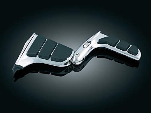 Kuryakyn 4467 Motorcycle Footpegs: Swingwing Cruise Pegs Without Adapters For 2015-19 Harley-Davidson Motorcycles, Chrome, 1 Pair #TOP8