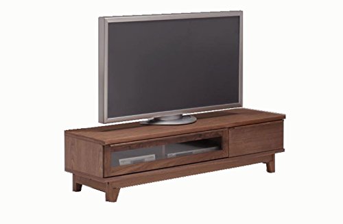 Amazon｜大川家具 岡製作所 テレビボード ソフィー 153cm幅 ブラウン