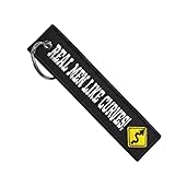 Moto Loot Keychain for Motorcycles, Scooters, Cars and Gifts (Real Men Like Curves)
