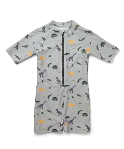 Image of Boys One Piece Swimsuit Whale Dolphin Bathing Suit Zipper Rash Guard Kid Short Sleeve Swimwear Shark Beach Wear UPF50+