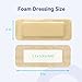 Conkote Silicone Bordered Foam Dressing 2‘’x 5‘’, Water-Resistant & Comfortable, Box of 10 Dressings