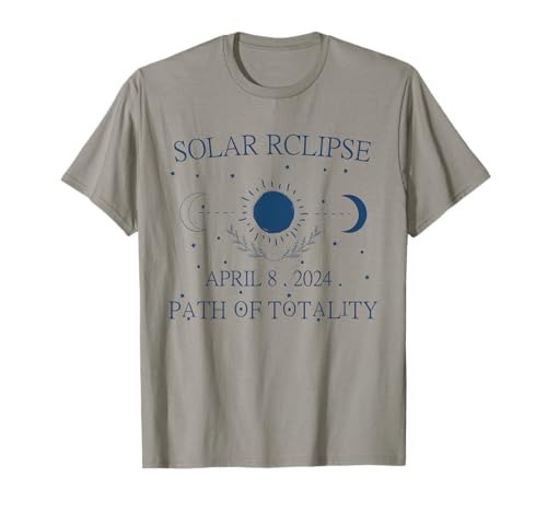 2 côtés, Solar Eclipse 2024 Path of Totality Total Solar Sun T-Shirt