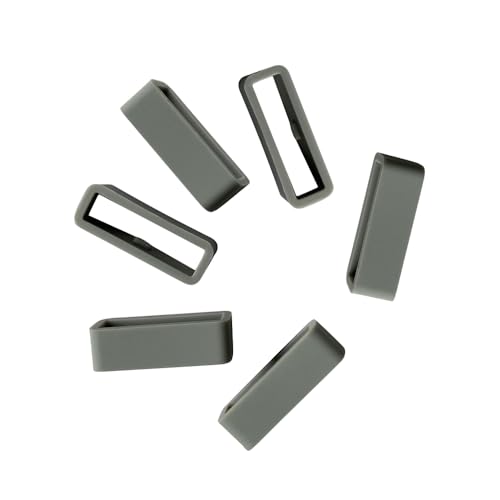 22mm �����p�r���v�o���h�t�@�X�i�[ Garmin Venu 3/Venu 2 45mm/Vivoactive 4 �o���h�L�[�p�[�Ή� �V���R�����߃����O ���[�v �Z�L�����e�B���[�v �o���h�z���_�[ Forerunner 265 255�p (�O���[)