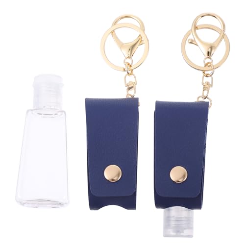 FRCOLOR 2 Juegos Colgante de Manos Hand botellero Botella de Viaje llaveros Soportes para llaveros de Botellas Llavero Porta Mano titulares de Manos Hierro Blue