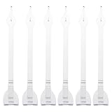 HEALEEP Set da 6 Supporti Trasparenti per Orologi in Plastica, Espositore Leggero e Resistente per Uomo e Donna, Organizer Pratico per Esposizione e Conservazione di Orologi