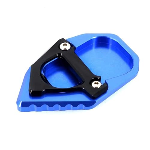 Plaque support béquille moto contre la chute de votre RnineT 2017-2023 bleue