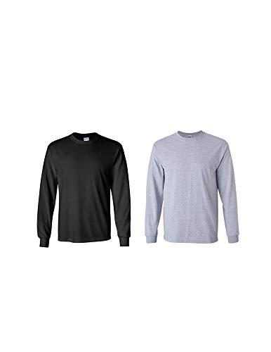 Image of Gildan Men's Ultra Cotton Long Sleeve T-shirt, Style G2400