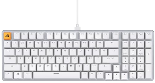Clavier mécanique personnalisable Glorious GMMK 2 blanc avec switches Fox