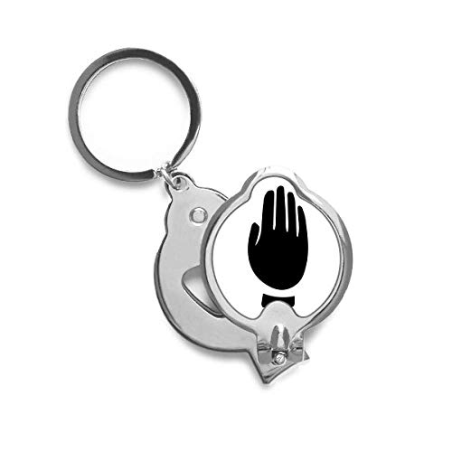 Silhouette noire motif gesture coupe-ongles ergonomique pour manucure quotidienne