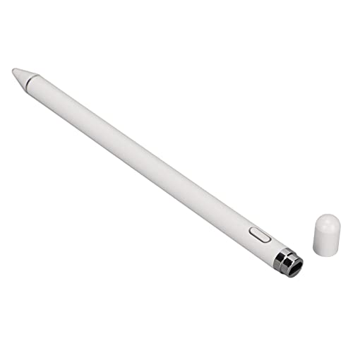 Lápiz capacitivo activo blanco con punta de cobre y carga USB para tablet 3