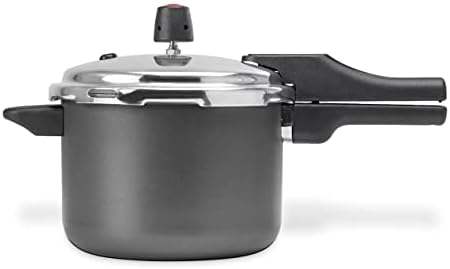 Multiflon Panela de Pressão Antiaderente Quartzo 4,5 l Preto Linh...