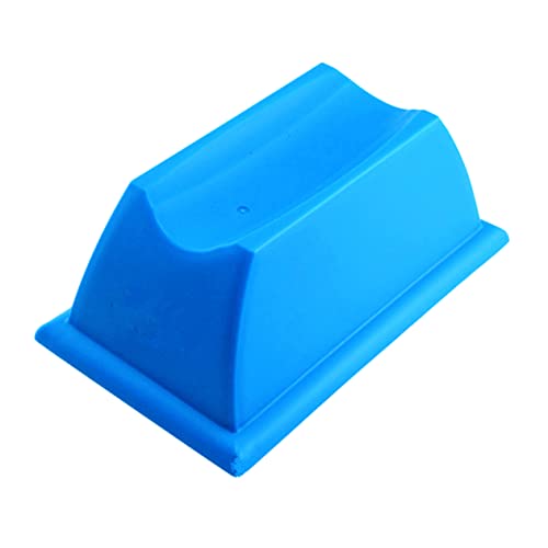 ifundom Bike Front Wheel Riser Block Stabilize Indoor Trainer for Bike Durable Material Blue Kickstand with Padded Feet to Protect Flooring and Prevent Slipping