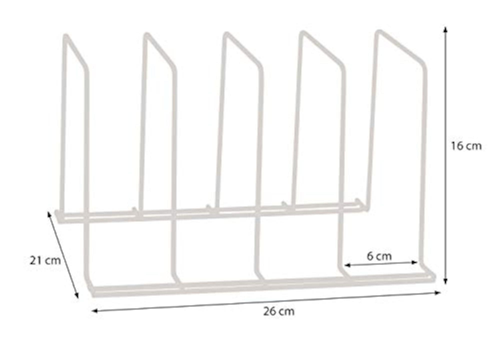 Baking Tray & Chopping Board Rack, Chrome Organizer