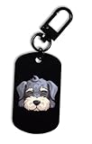 Photo Gallery portachiavi in miniatura a forma di cane schnauzer, per proprietari di animali domestici Photo Gallery portachiavi in miniatura a forma di cane schnauzer, per proprietari di animali domestici
