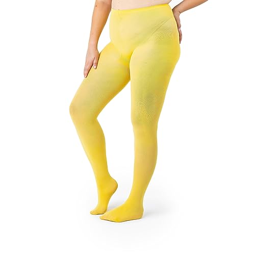 Image of Silky Toes Plus Size Tights for Women | 60D Soft Opaque Comfort Fit Pantyhose | Black or Colored 1-2 pairs | 1X-8X