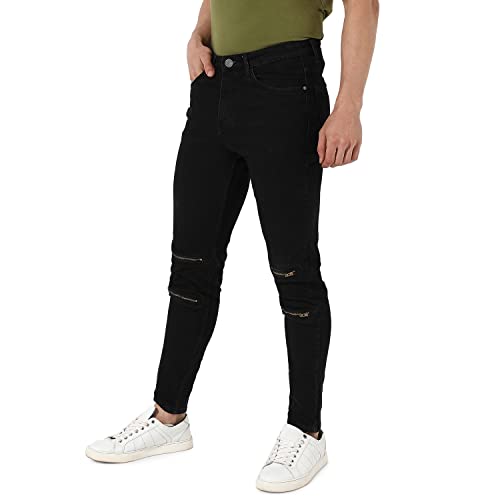 Image of Campus Sutra Men's Regular Fit Mid Rise Jeans