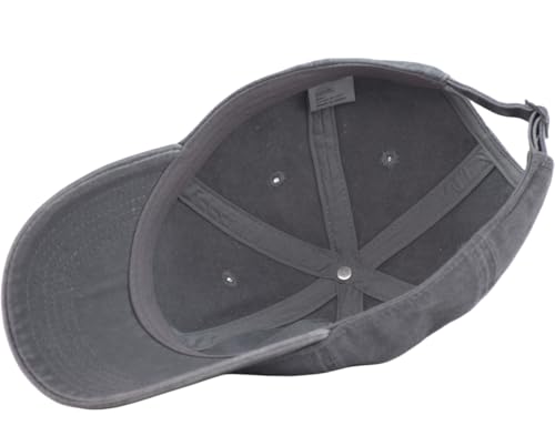 Image of Vintage Washed Cotton Baseball Caps Men Women Adjustable Unstructured Low Profile Dad Hat