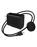 Galaxy Watch Charger USB-C Compatible with Samsung Watch8 Classic/Watch8/Ultra/FE/7/6/6 Classic/5/5 Pro/4/4 Classic/3/Active 2/1,25W USB C Fast Wall Charger Block 3.3FT Type C Magnetic Wireless, Black