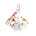 New 2026 Fashion Cartoon Kute Bunny Rabbit Keychain Animal Soft Stuffed Rabbit Pendant Fluffy Bunny Doll-Trendy Jewelry Design, Great Gift Idea for Friends Or Loved Ones