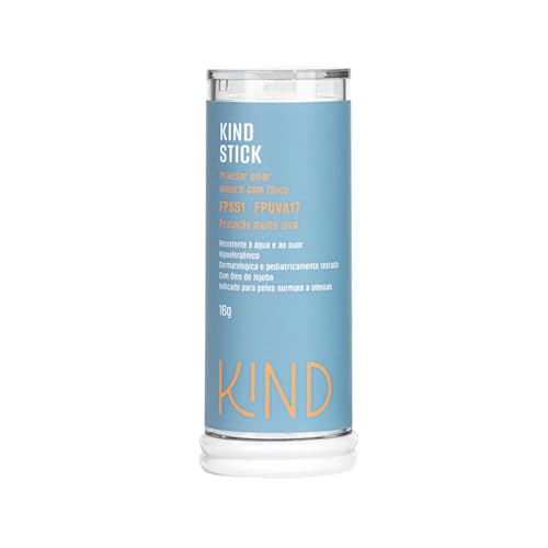 KIND Stick Protetor Solar Mineral com Zinco FPS51 FPUVA17