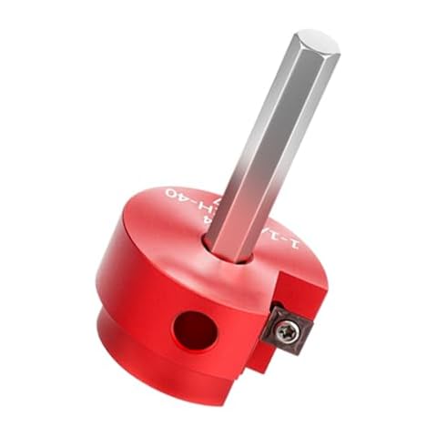 DIYLOG PVC Pipe Reamer, Plumbing Tools, Pipe Reamer, PVC Reamer Fit into Standard 1/2" Drills Contains 1 1/2 Inch Drills（PPR150） for SCH40, ABS, CPVC 1.504Inch #4 Cover