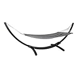  AltoBuy HAMOCK - Hamac Pied en Bois de Mélèze et Toile en Coton et Polyester