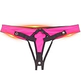 Cock Cage Accessories Chastity Strap are Used to Match The Penis Cages Sex Toys Sissy Panties with Lock for Use with Chasity Devices Elastic Bands to Go with Adult Toy (M,Pink)
