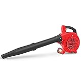 GREENCUT EB260X - Soplador de Hojas de Gasolina, Motor de 26cc y Velocidad MAX 225km/h, Aspirador de Hojas Ligero y manejable