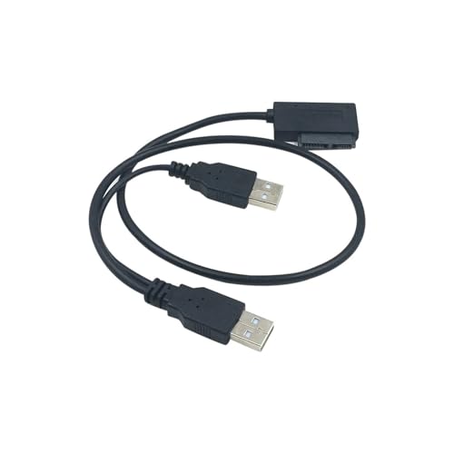 Cable adaptador USB 2.0 a Mini SATA 7+6 13Pin 0.5m miniatura 3