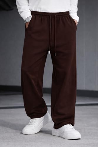 Image of Rockwell Men's Baggy Sweatpants | Cotton Terry Relaxed Fit Joggers for Men | Oversized Streetwear Track Pants | Casual Gym & Everyday Wear| 027