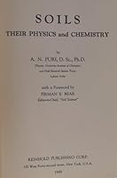 SOILS Their physics and chemistry B0007GW2YO Book Cover