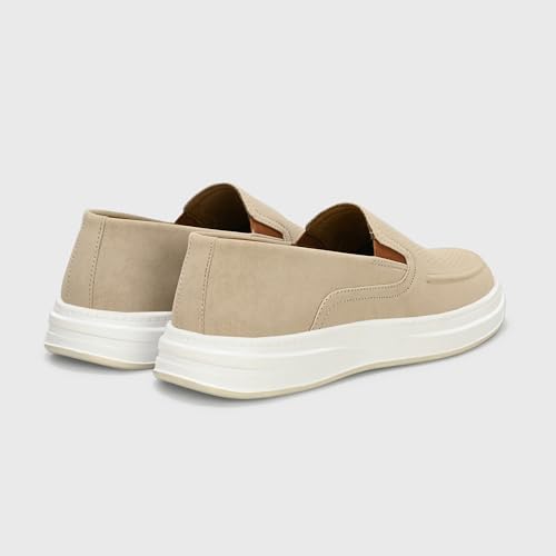 Image of Centrino Driver Loafers for Man | Casual Shoes for Men Stylish | Slip-On Lightweight Moccasins | Cushioned Insole | Comfortable Walking Loafer Shoes for Men | Hand-Stitched | Mens Shoes (9571)