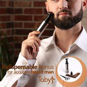 Beard Kit, Grooming & Trimming Kit Includes - Beard Oil, Beard Balm, Wooden Comb, Facial, Nose & Ear Trimmer, Beard & Mustache Barber Scissors, Gift for Men