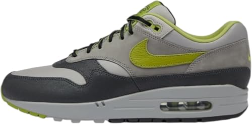 Nike Men's Air Max 1 Shoes, Anthracite/Pear-medium Grey-flat Pewter, 9.5