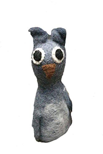 LifeStyle-Kreativ Aufsteller Eierwärmer Eule Filzaufsteller Deko Filz ca. 17 cm Höhe Kauz Cover