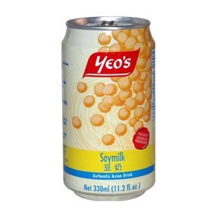 Yeo’s Soymilk Drink 10.1 fl oz (300ml) – Plant-Based Goodness in Every Sip, Non-GMO Soybeans, Lactose-Free, Cholesterol-Free, Source of Protein & Calcium (Pack of 12 Cans)