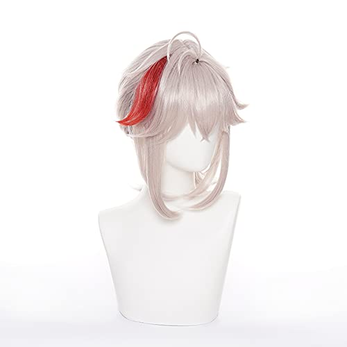 OSIAS Color Layered Kaedehara Kazuha Genshin Impact Cosplay Wig for Man and Boys, Kaedehara Kazuha Wig - Image 2