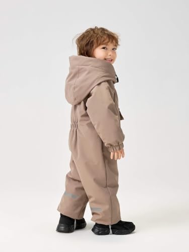 TUTUJI キッズスノーウェア 90cm ダークブラウン