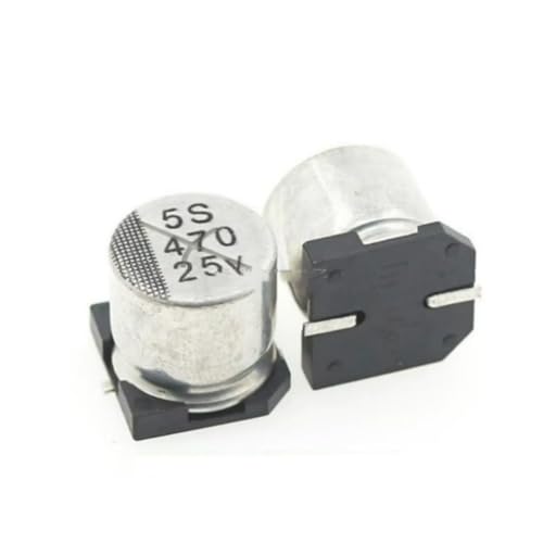 Condensateur 25V 470UF électrolytique CMS pour réparer une alimentation défaillante