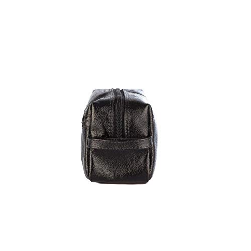 Necessaire masculina em couro Daily - Preta