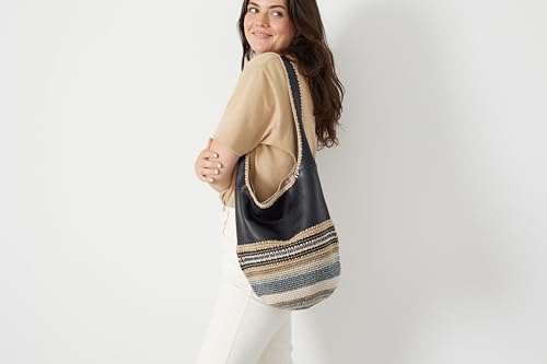 Image of The Sak 120 Hobo Bag - Large Women's Purse & Shoulder Bag - Handbag With Back Zipper Pocket and Magnetic Snap Closure